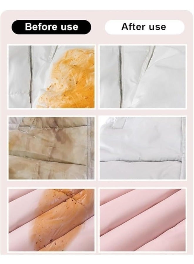 مناديل تنظيف ملابس كبيرة الحجم - مناديل مزيلة للبقع للملابس، مغلفة بشكل فردي، تركيبة قوية، لا حاجة للغسيل، لا تترك أي بقايا، سهلة الحمل، 20 منديل/علبة - Image 3